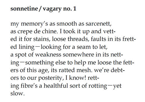sonnetine / vagary no. 1