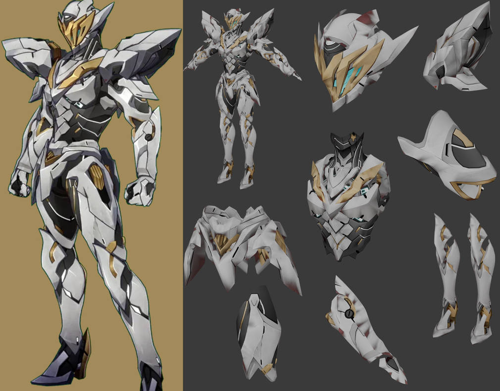 Sam Hsr Pso2 Sam Armor - HSR - Cosplay Pepakura Templates by Ndcosplays on DeviantArt