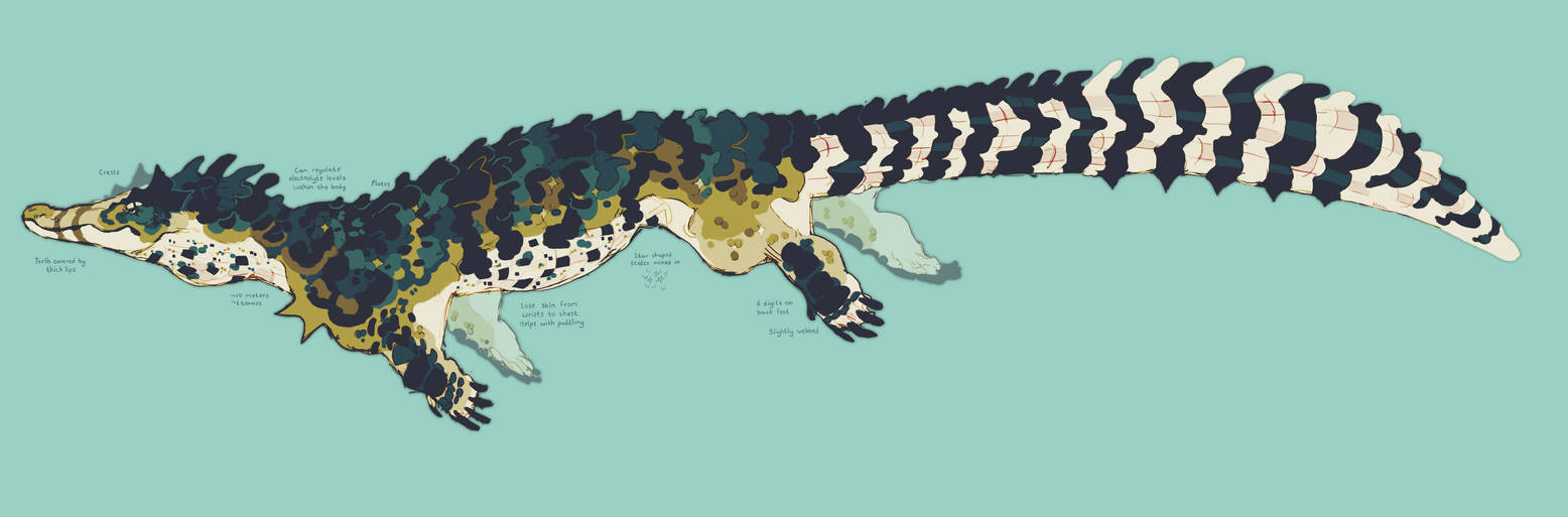 Croc design by Pollaka on DeviantArt