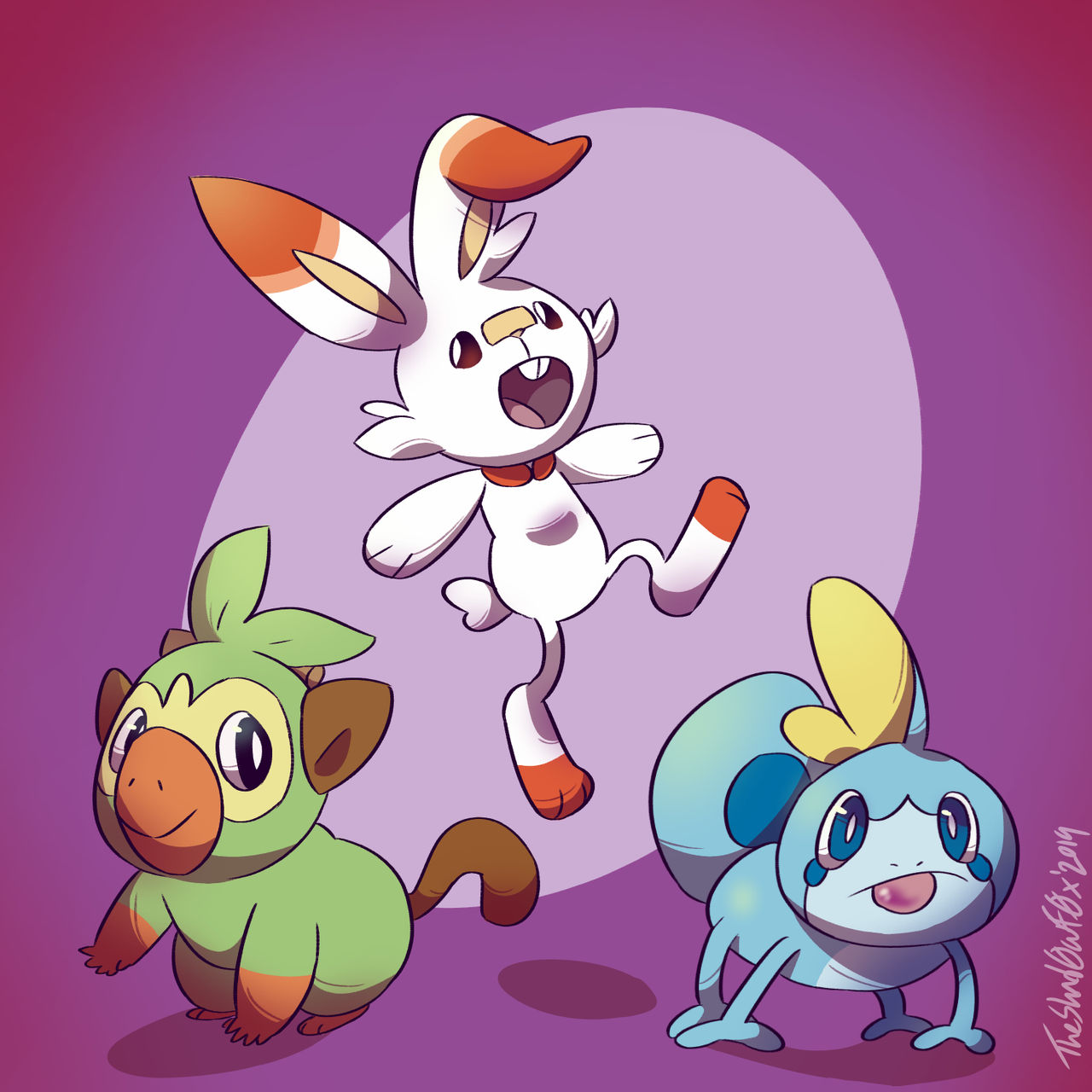 .::Pokemon Galar Starters::. by TheShad0wF0x on DeviantArt