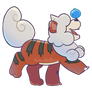 .::Hisuian Growlithe Balances A Berry::.
