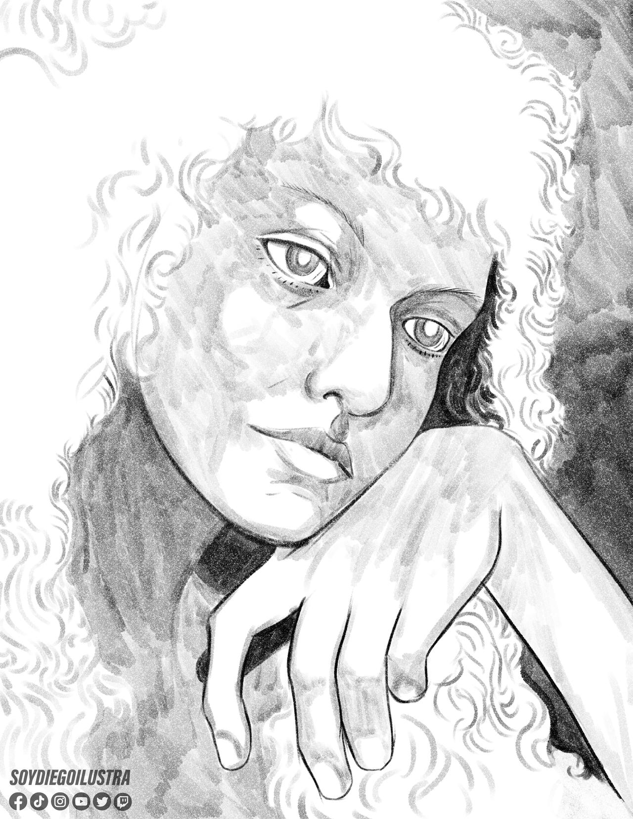 Lady Green Sketch by soydiegoilustra on DeviantArt