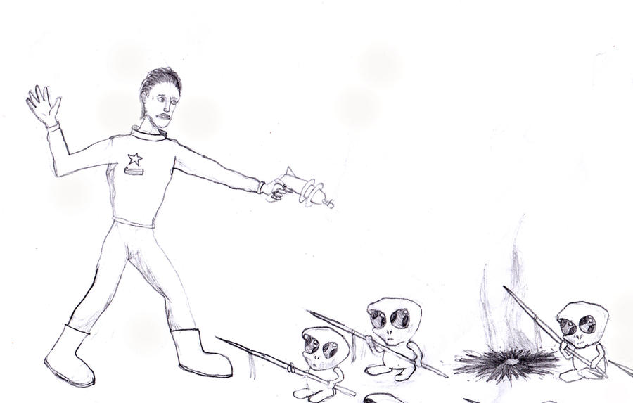 Alien attack by ahoodedfigure on DeviantArt