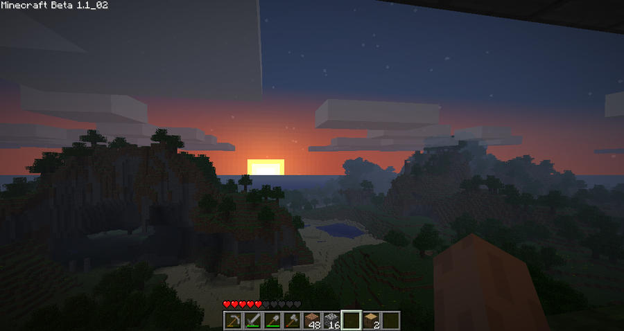 Minecraft Sun Rise Minecraft Sunrise by Caboose6789 on DeviantArt