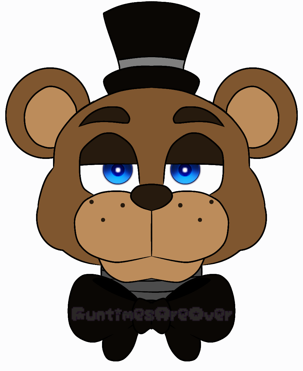 Freddy Fazbear Head by DarkofRose on DeviantArt