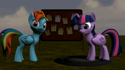 thi animation for pony sitting and standing up!