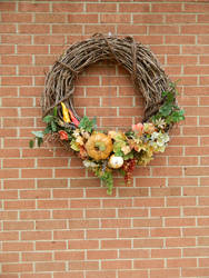Stock Autumn wreath