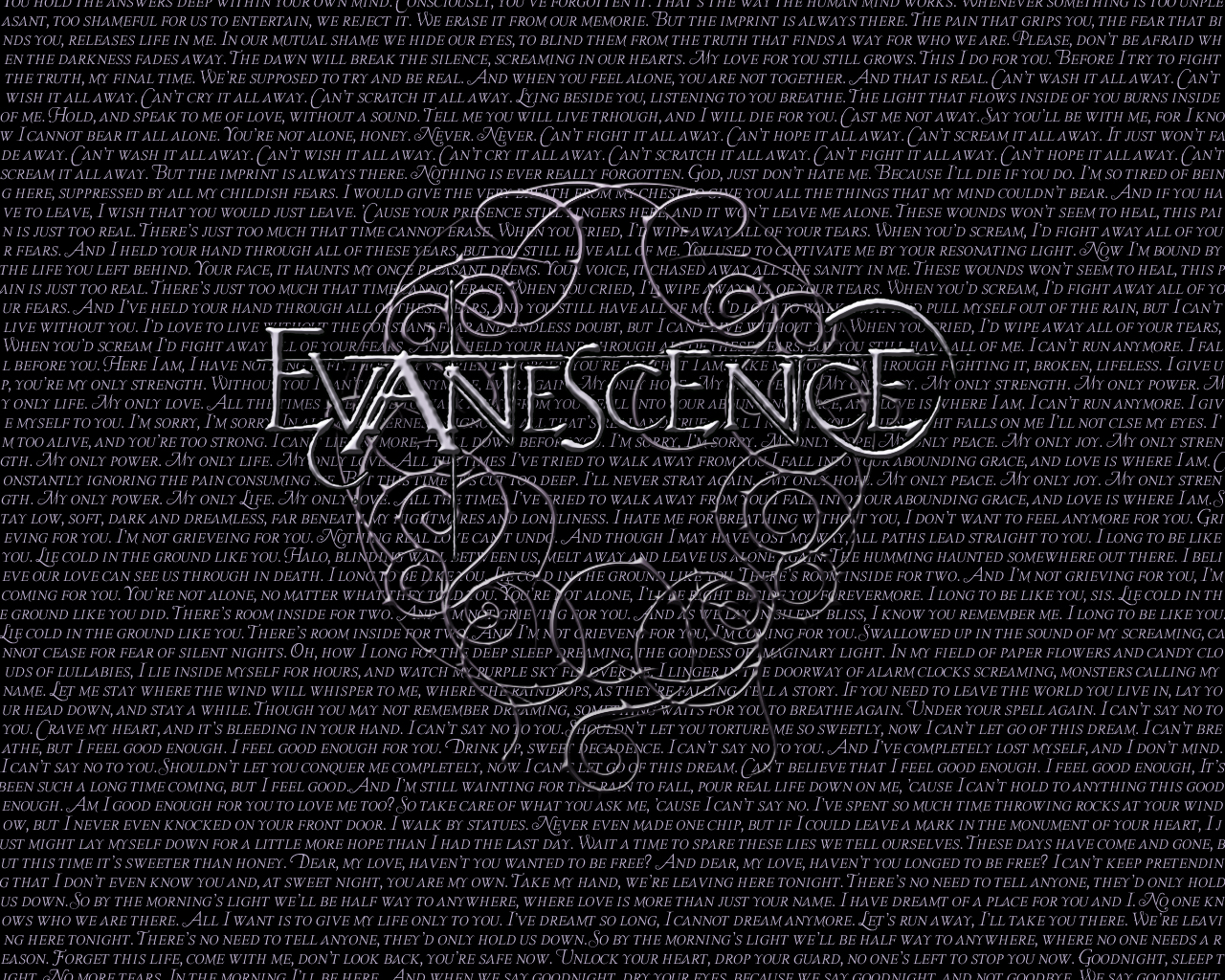 Evanescence Lyrics