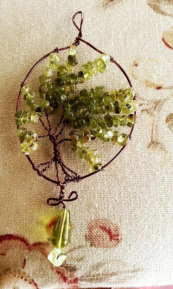 Peridot Yggdrasil Pendant