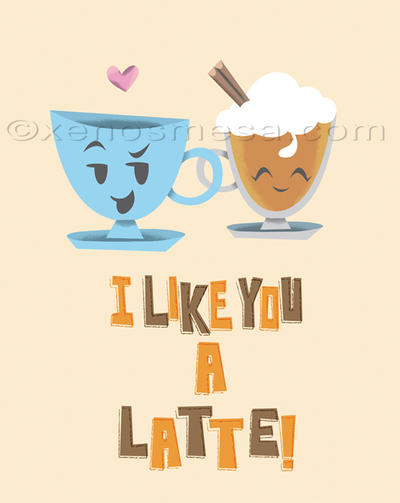 i like you a latte