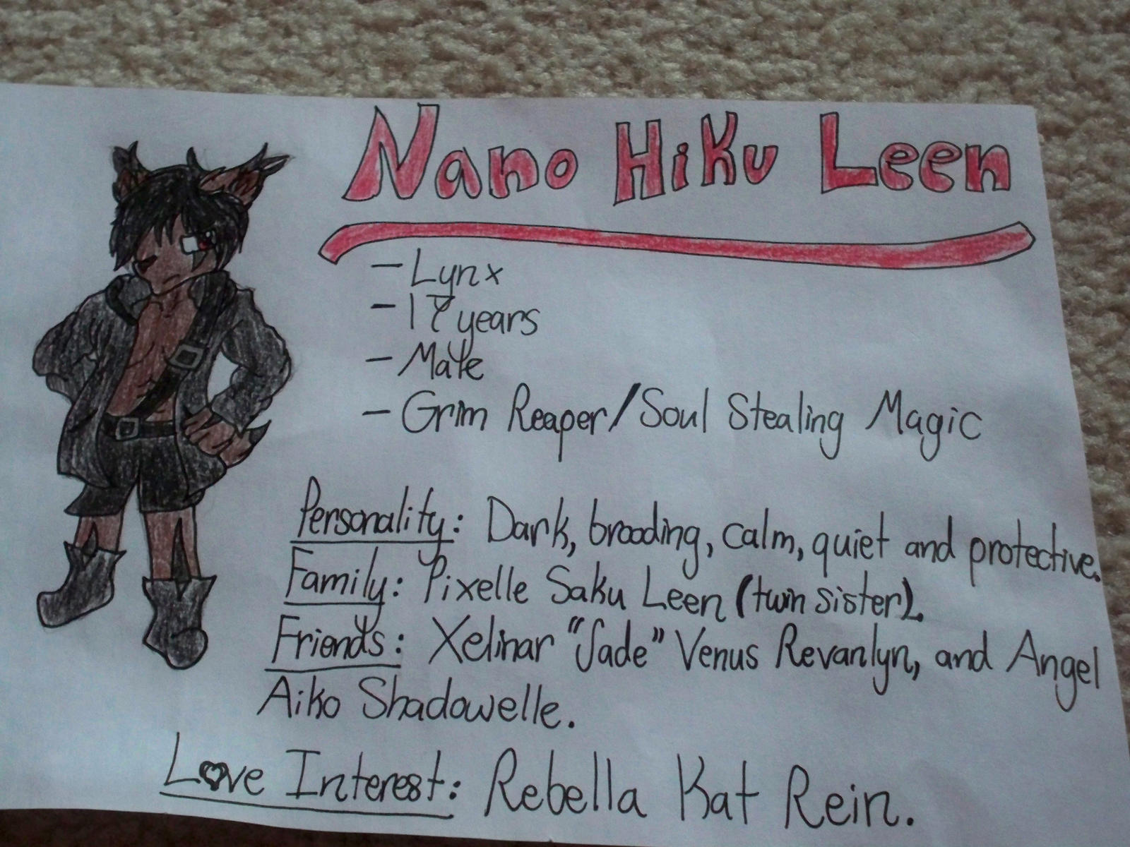 The Blackblooded Warrior: Nano Hiku Leen (Ref.)