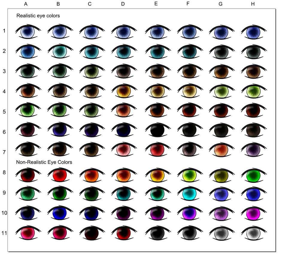 Как узнать какой цвет глаз. Голубой цвет глаз РГБ. Таблица цветов глаз. Цветовая палитра глаз. Смешение цвета глаз.