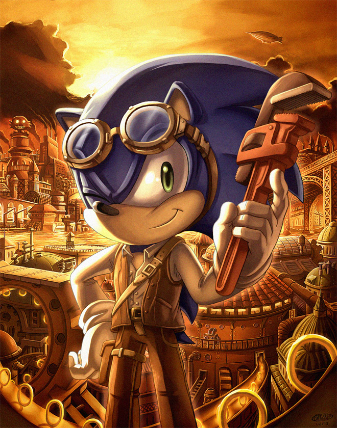 Commission: Sonic Steampunk