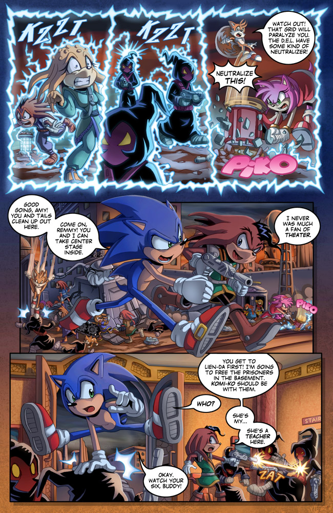 pics Sonic And Amy Comic Deviantart sonic retold issue 1 page 10 by