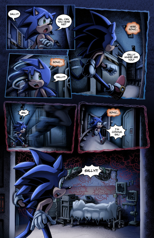 Sonic goes Hyper Sonic Comic Page 3 by drakessj257 on DeviantArt