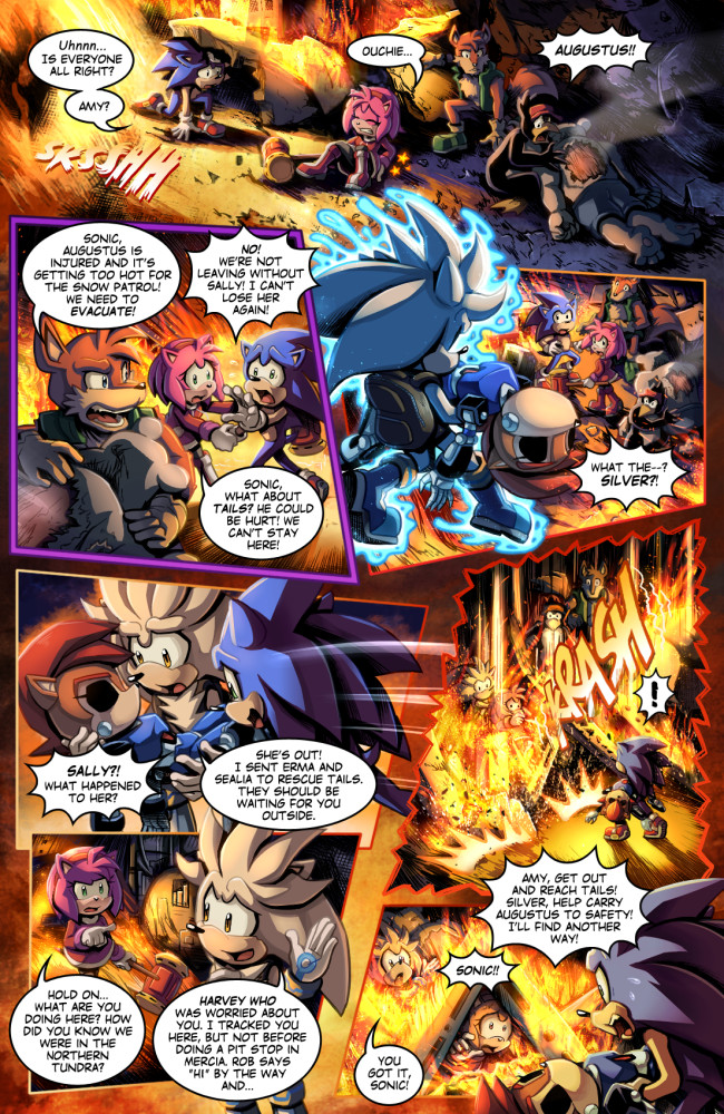 Sonic goes Hyper Sonic Comic Page 3 by drakessj257 on DeviantArt