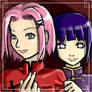 Sakura and Hinata