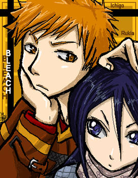 BLEACH -- Ichigo and Rukia