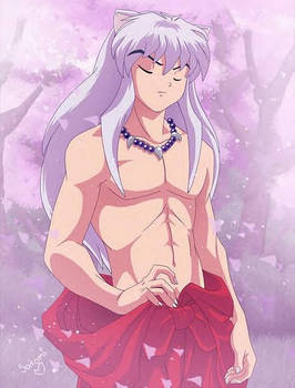 inuyasha without a shirt