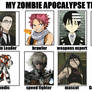 My zombie apocalypse team