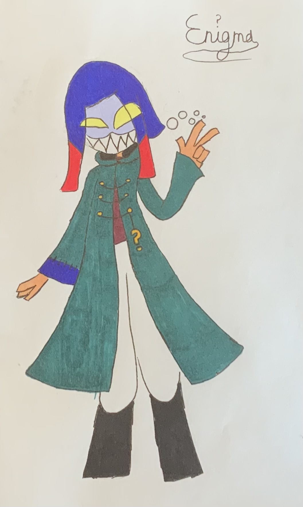 Enigma by GlitchedDreamDraws on DeviantArt