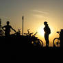 rising sun for biketrip