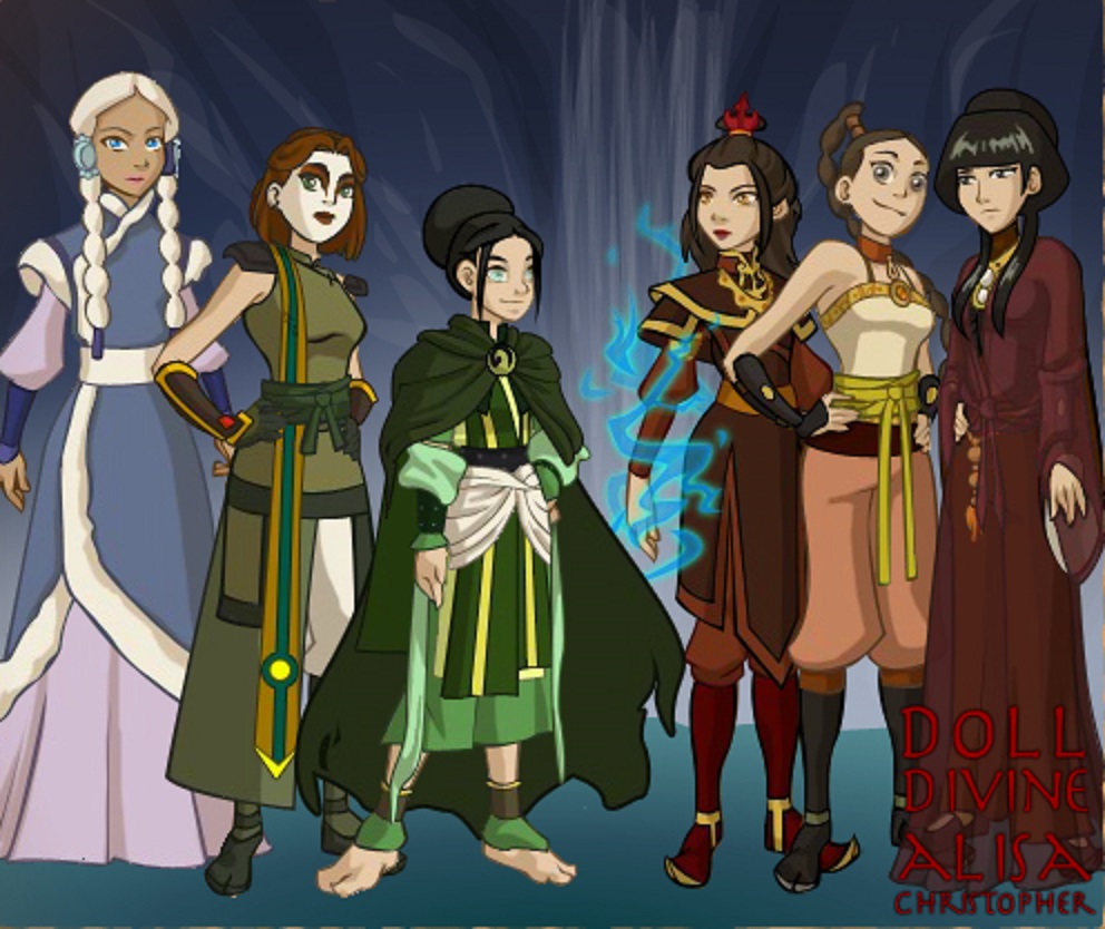 Deviantart Atla ATLA Female redesigns. by JaqODiamonds on DeviantArt