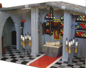 LEGO papal palace interior