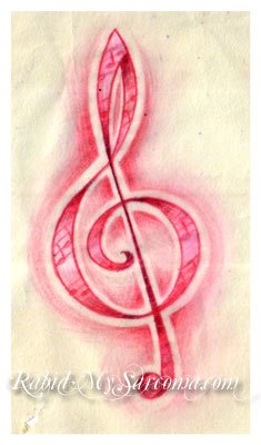 treble clef tattoo design