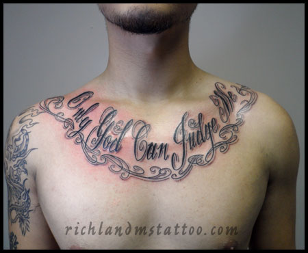 Only God Can Judge Me by jacksonmstattoo on DeviantArt Only God Can Judge Me by jacksonmstattoo on DeviantArt