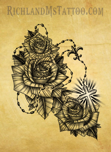 Rosary Tattoo Mississippi by jacksonmstattoo on DeviantArt Rosary Tattoo Mississippi by jacksonmstattoo on DeviantArt