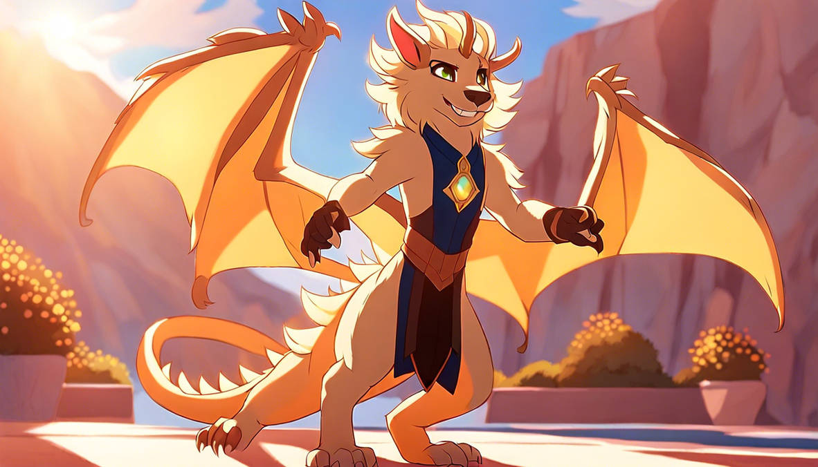 Dragon Prince Dancing In The Sun Light 1