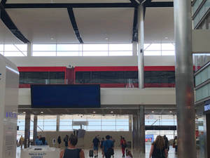 Interior Tram at DTW