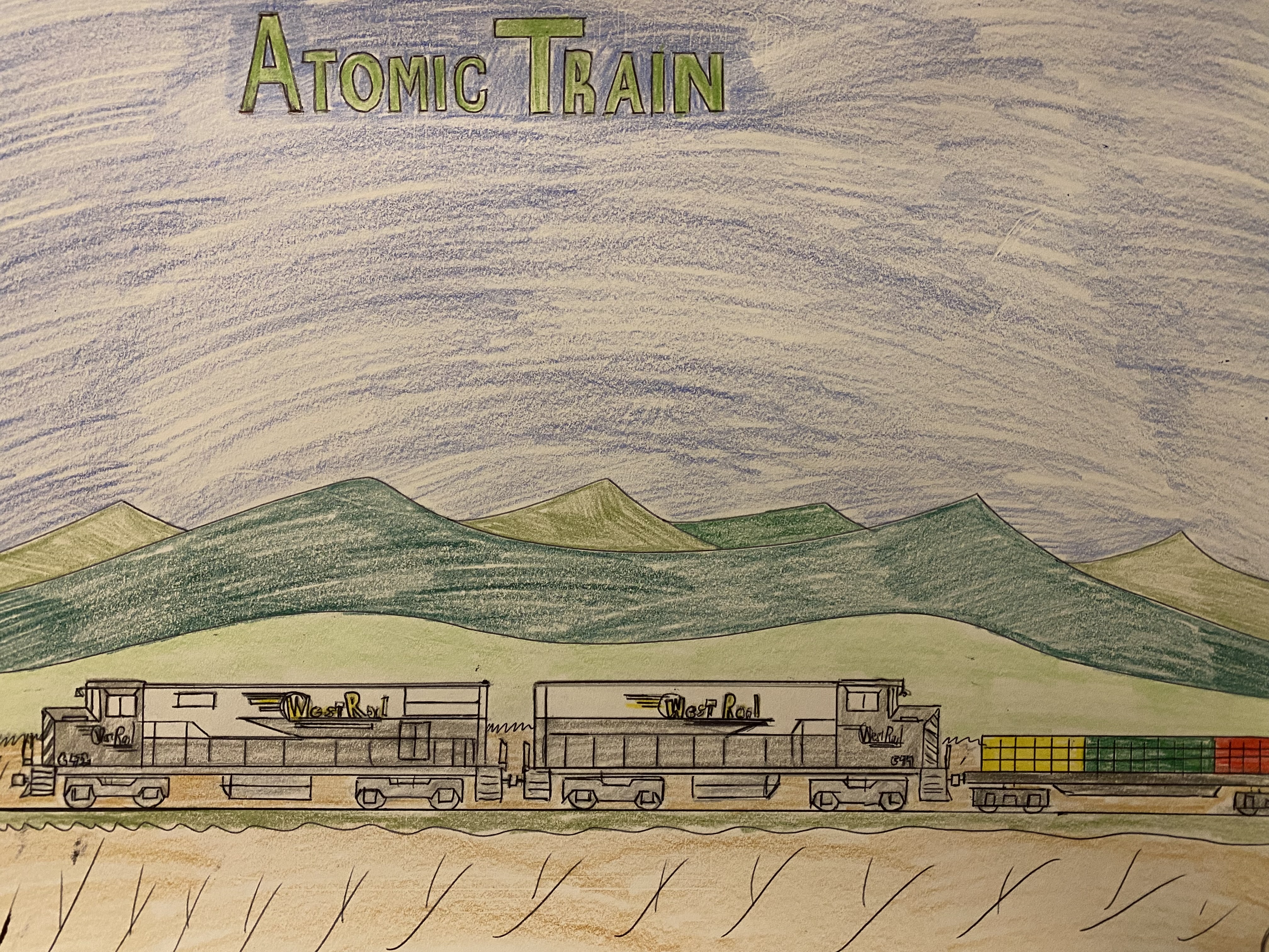 First Nuclear Train Atomic Train (1999) by TrainGuy2005 on DeviantArt