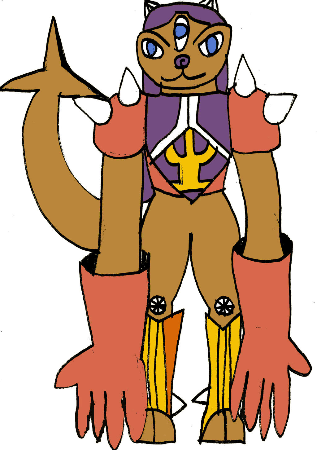 Gaiamun gaiamon by amethystmonarch on DeviantArt