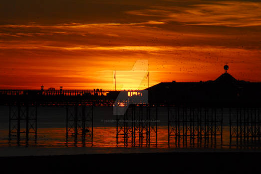 sunset brighton