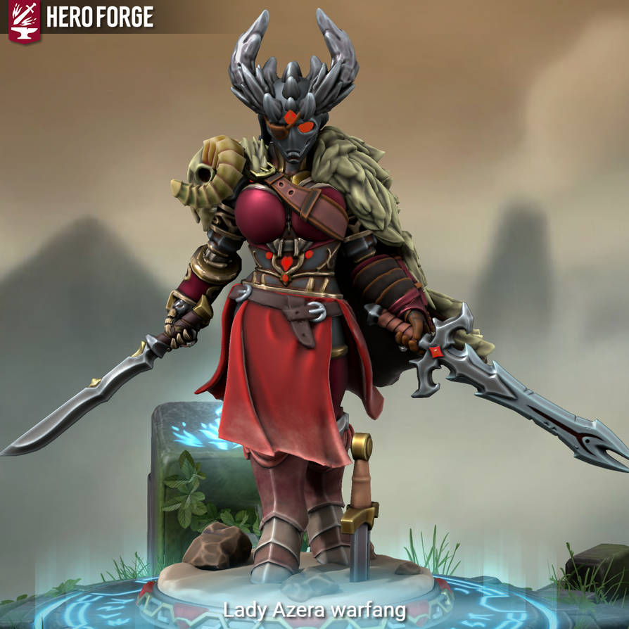 Lady Azera warfang (Hero Forge)