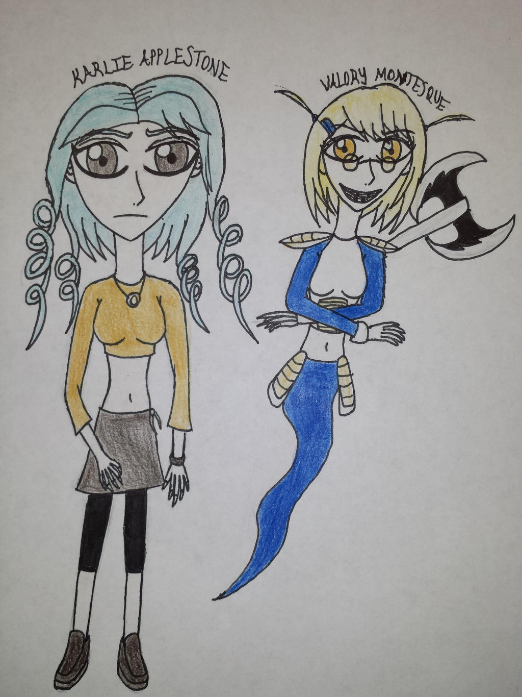 Karlie and Valory (OCs)