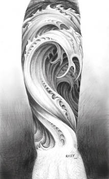 Water tattoo design