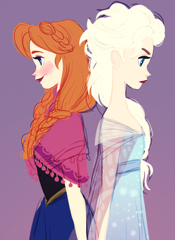 Anna and Elsa