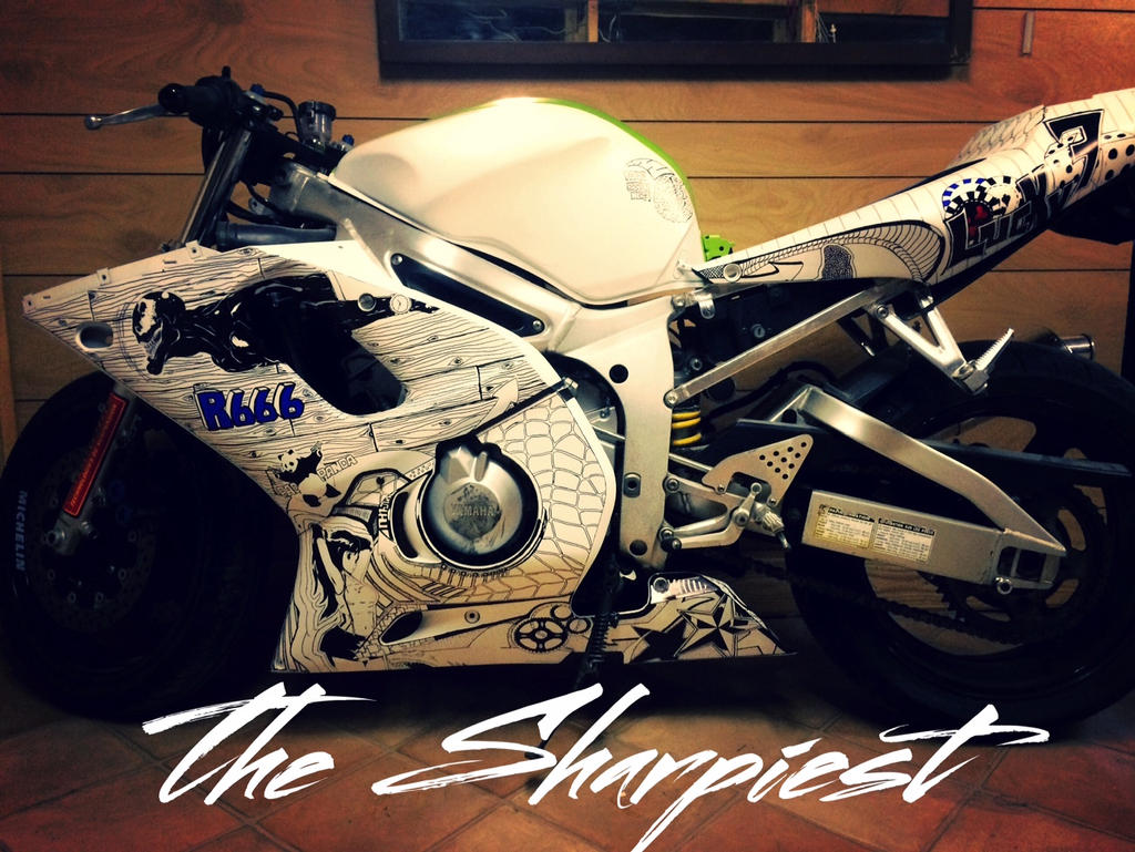 Yamaha R6 custom fairing by The Sharpiest by TheSharpiest1 on DeviantArt