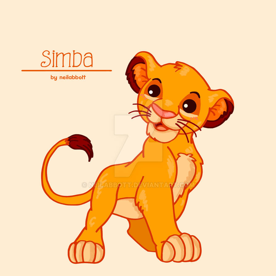 Simba The Lion King by neilabbott on DeviantArt