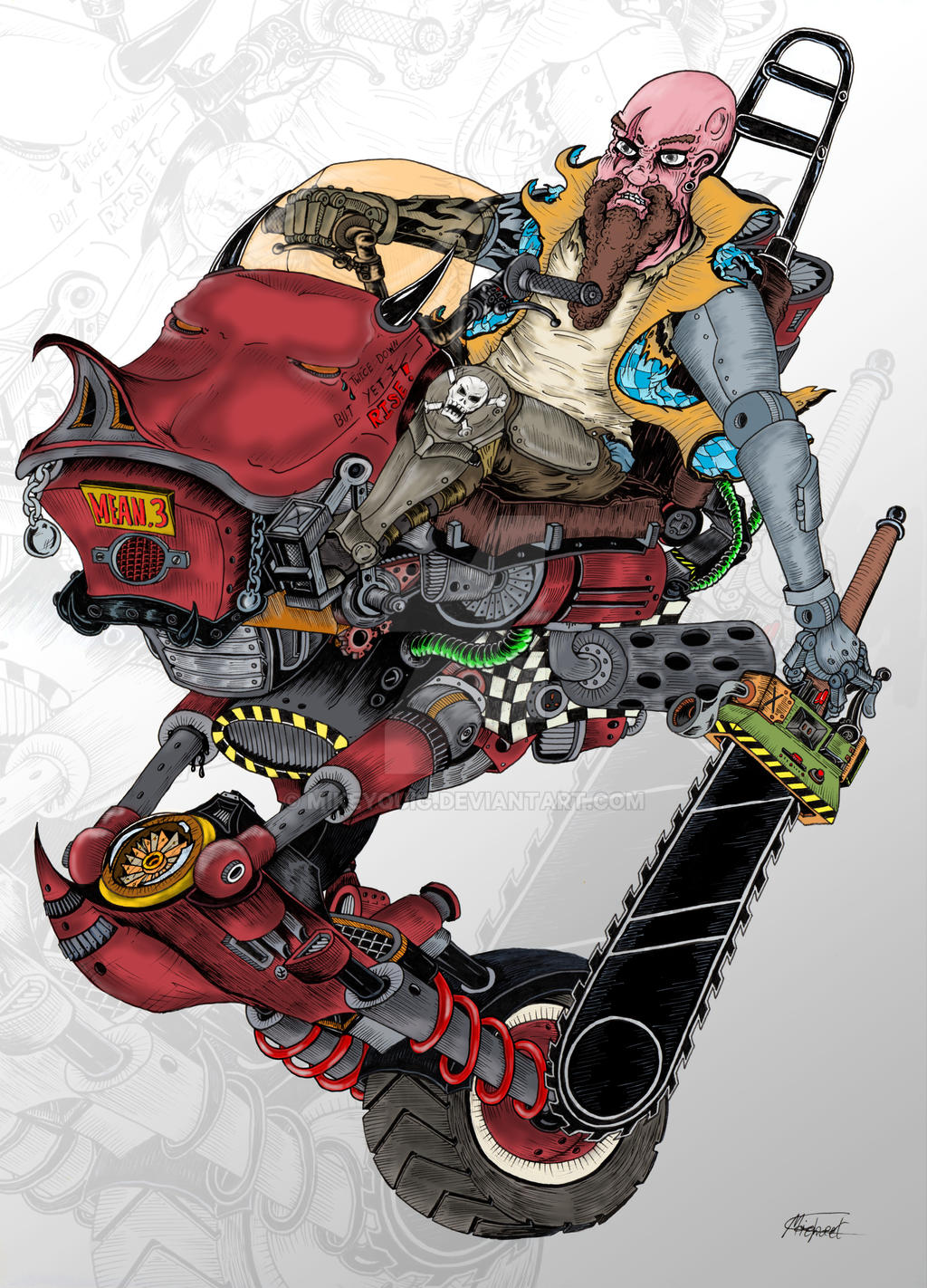 Mean Machine Paint The Mean Machine by mikeyquig on DeviantArt