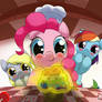 mnnnn rainbow muffin~~~!!!