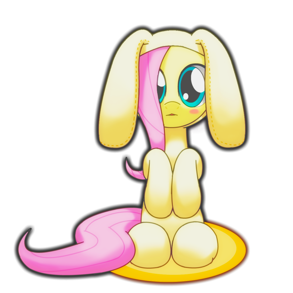 Fluttershy in bunny suit