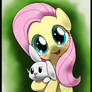 fluttershy and bunny angel