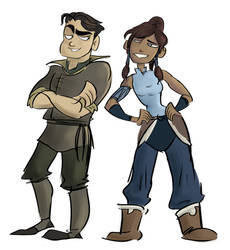 Korra and Bolin