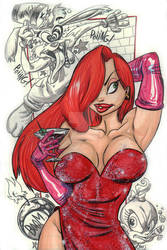 jessica rabbit by illustrated1