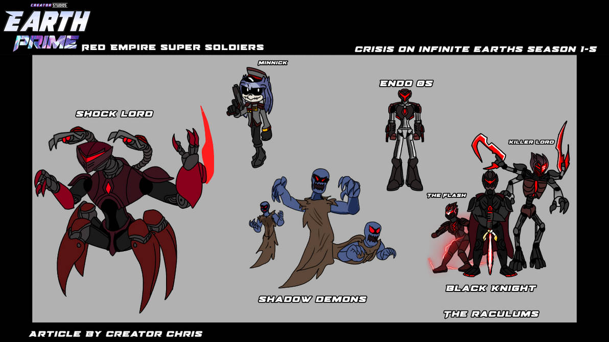 CRISIS ON INFINITE EARTHS new Villains by Chris2156 on DeviantArt