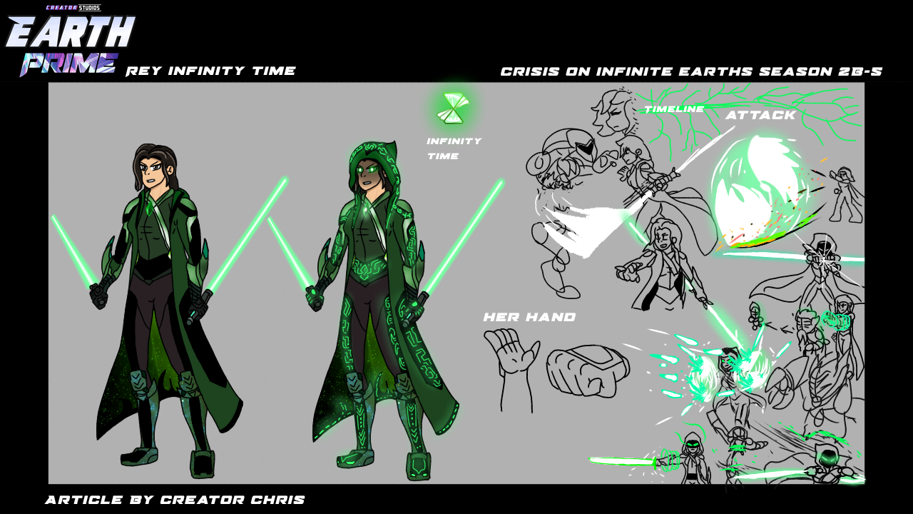 Crisis on infinite earths rey infinity time by Chris2156 on DeviantArt